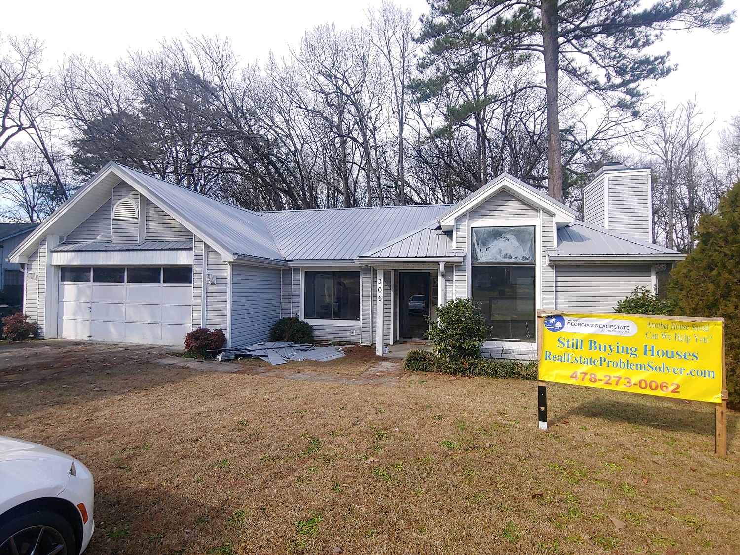 My metal roof house in Warner robins